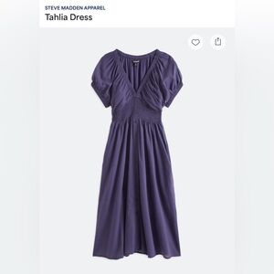 Steve Madden Purple/Blue Midi Dress